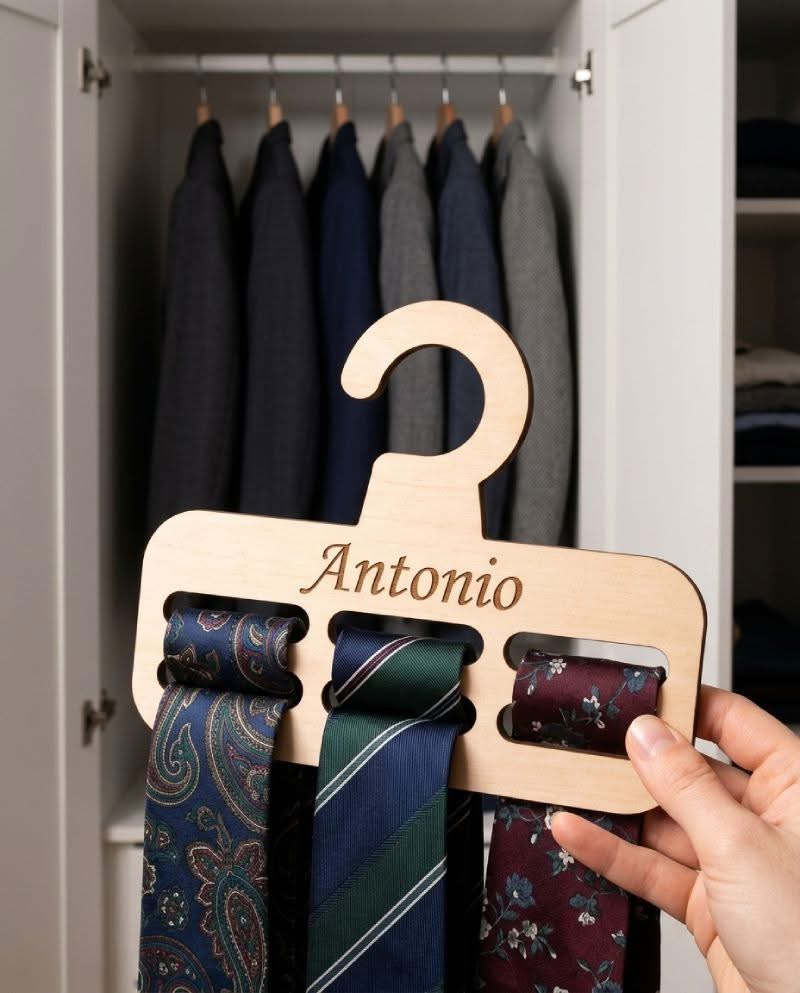Anteprima di Porta cravatte personalizzato